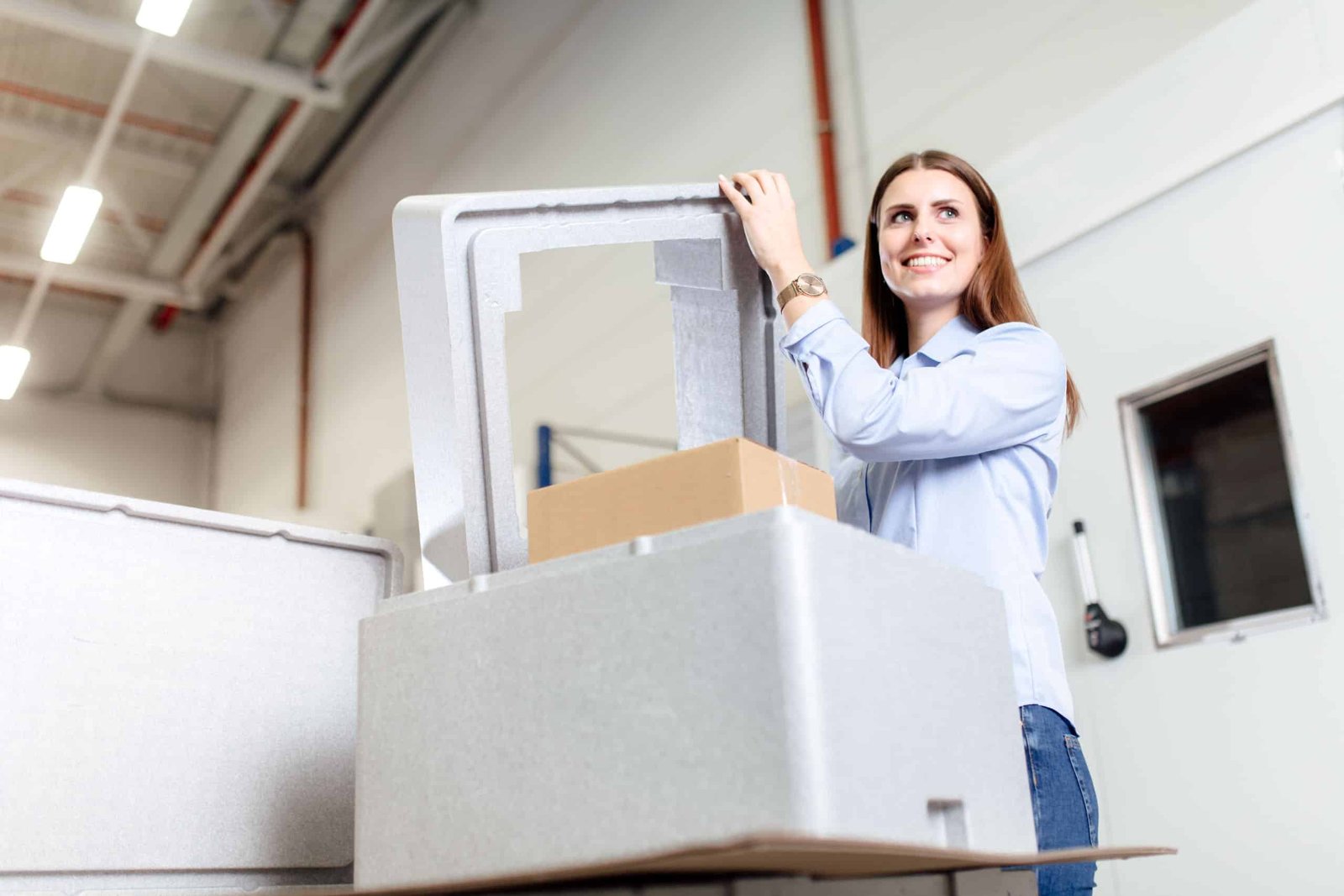 Styropor Thermoboxen von THERMOCON werden aus bis zu 35 % recyceltem Material hergestellt
